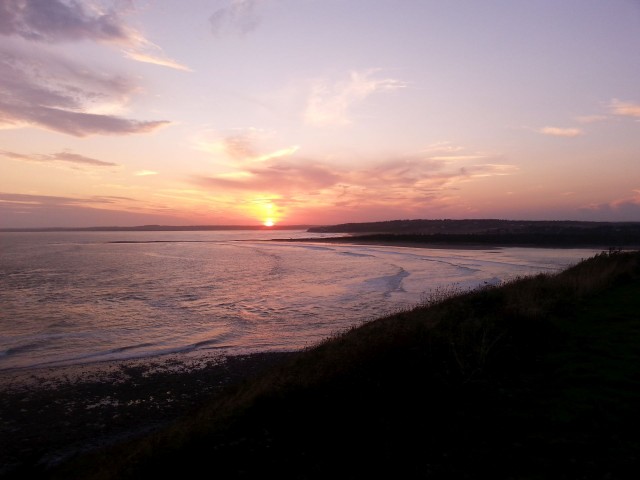 Time to call it a day at the Lawrencetown Slope.